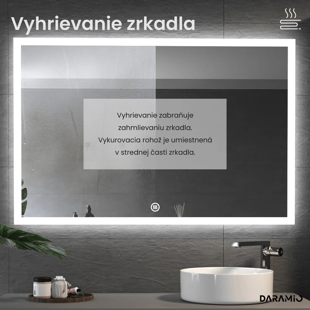 Zrkadlo s LED osvetlením F4