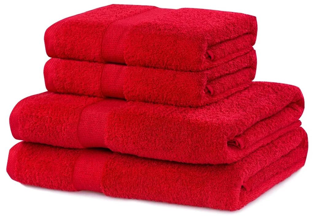 Set červených uterákov DecoKing Niki