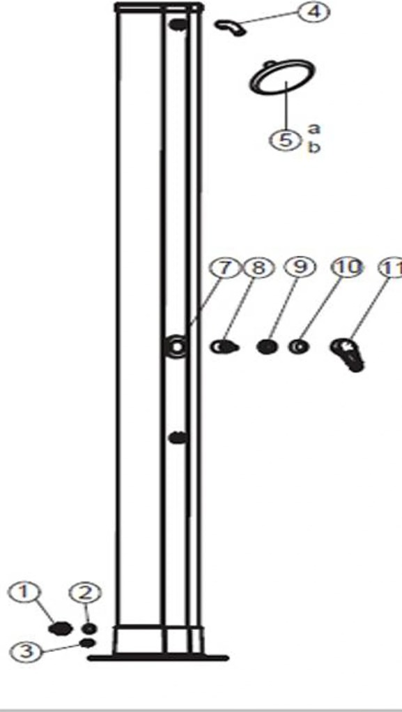 Marimex | Matka kohútika solárnej sprchy UNO 40 l hliníkové | 10992075