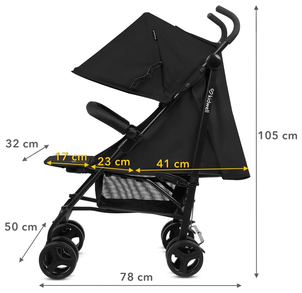 Kočík Kidwell QUGAR Black