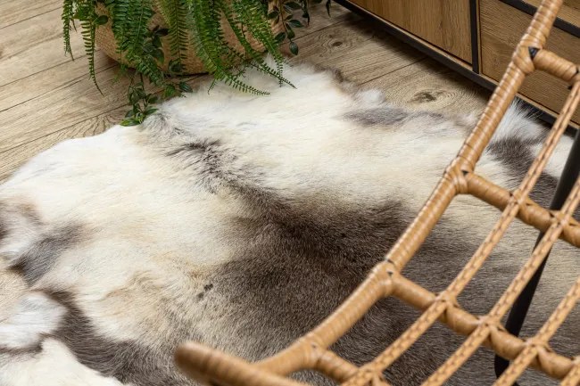 Koberec RENIFER POK017 sivý / biely