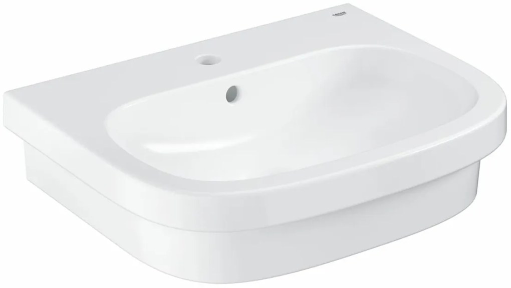 Umývadlo na dosku Grohe Euro Ceramic 60x48 cm alpská biela otvor pre batériu uprostred 3933700H