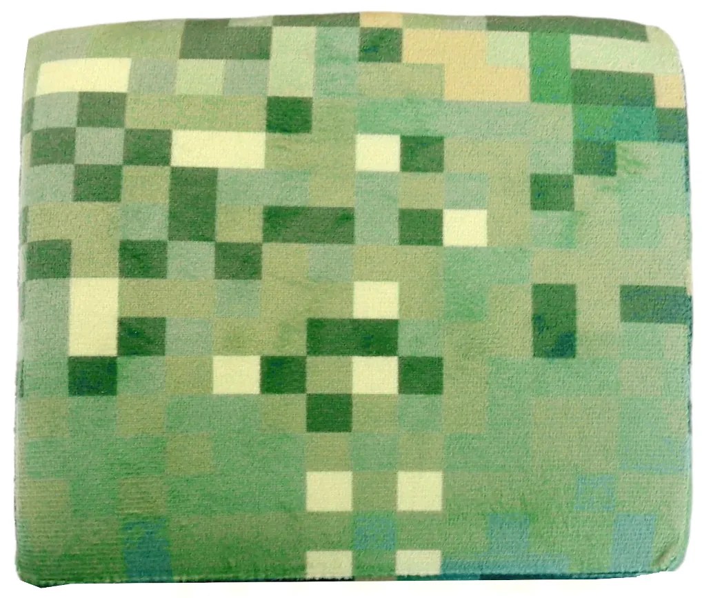 Plush Penová kocka Minecraft blok Tráva 20cm
