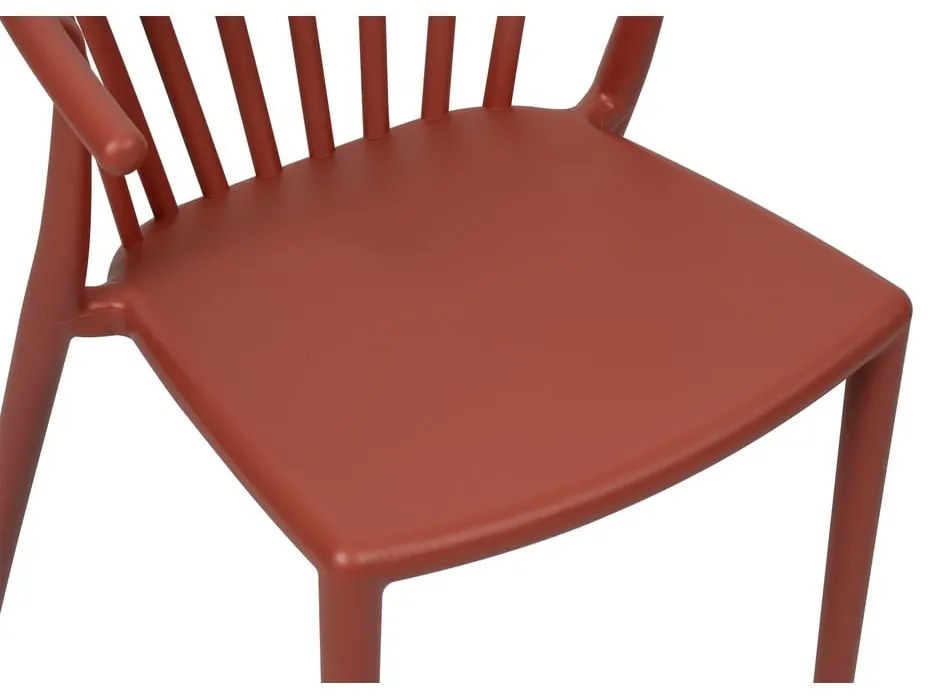 Hnedá plastová záhradná stolička Capri – Bonami Essentials