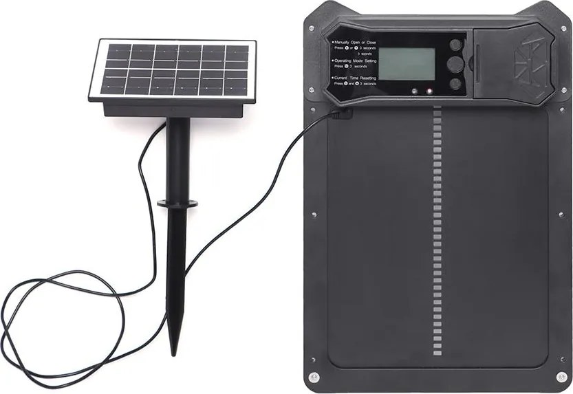 Automatické dvierka pre kurníky Avenberg SELMA solar