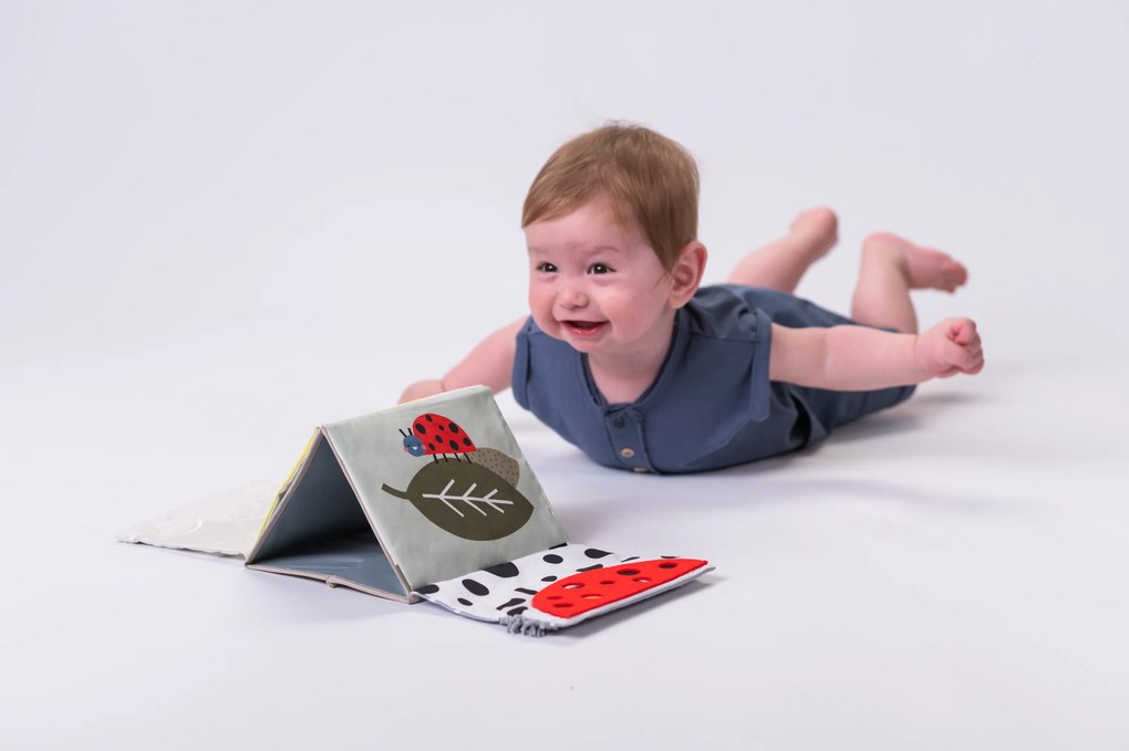 Knižka pre hru na brušku Sensory Book