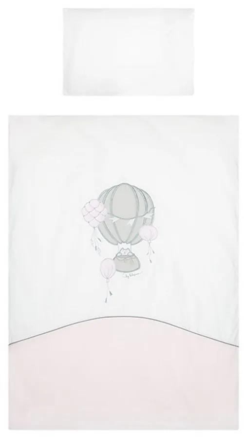 3-dielne posteľné obliečky Belisima Ballons 100/135 ružové