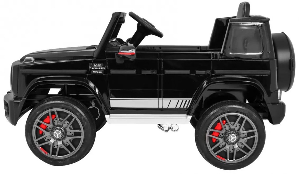 Detské elektrické autíčko Mercedes G63 AMG lakované -čierne