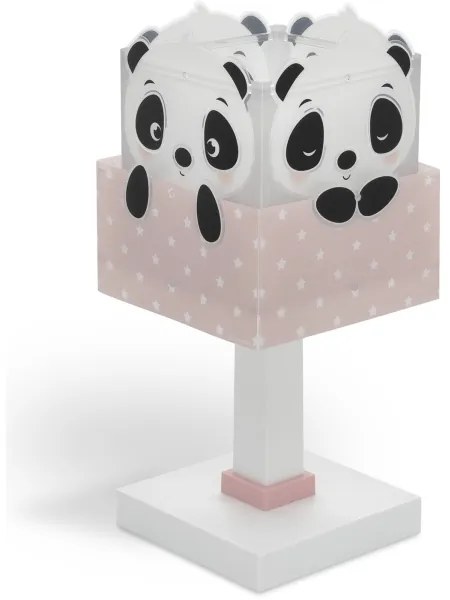 Dalber 63161S - Detská lampička PANDA 1xE14/40W/230V ružová