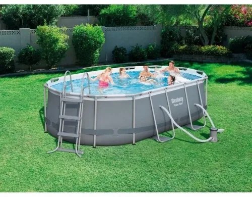 BESTWAY Bazén Power Steel 424 x 250 x 100 cm - 56620