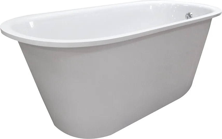 Roltechnik Outlet Oválna vaňa z liateho mramoru STONE ROUND 166x75 cm, kód: 9940000