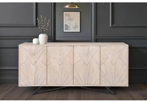Komoda 45881 170cm Metropolitan Drevo Mango Bielené - Komfort-nábytok