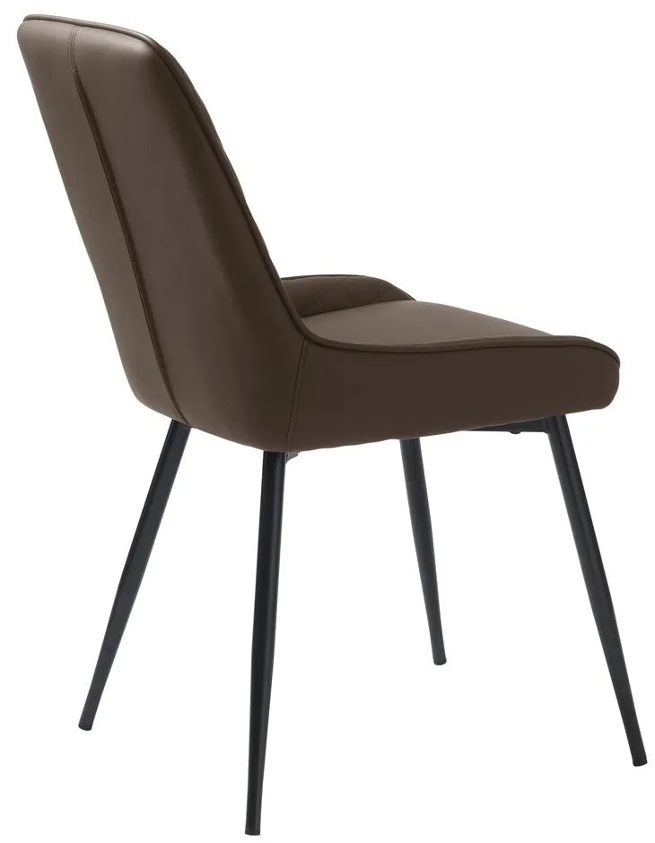 Tmavohnedá jedálenská stolička Milton – Unique Furniture