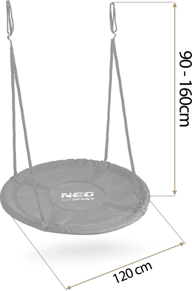 Neo-Sport NS-103 120 cm hojdačka bocianie hniezdo
