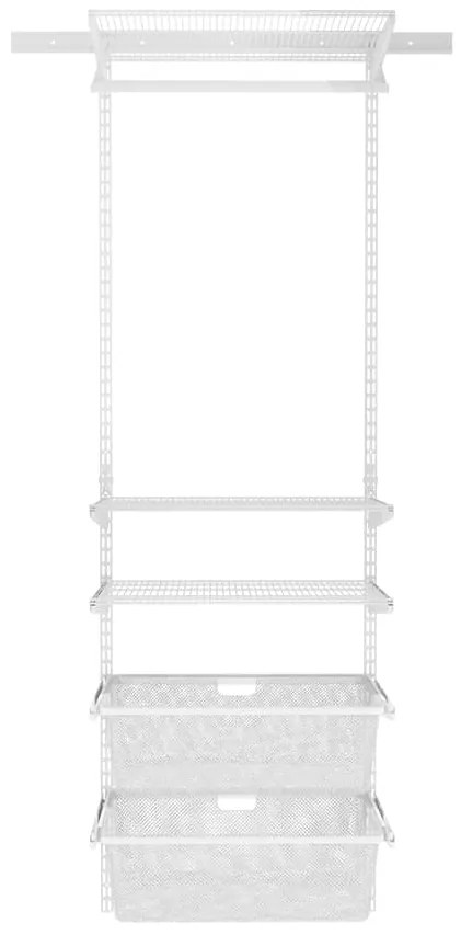 Nástenný regál do šatníka 200x60x40 cm TOPTRACK