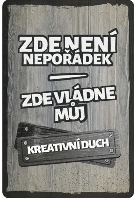 Ceduľa BU20040 20x30 cm Neporiadok