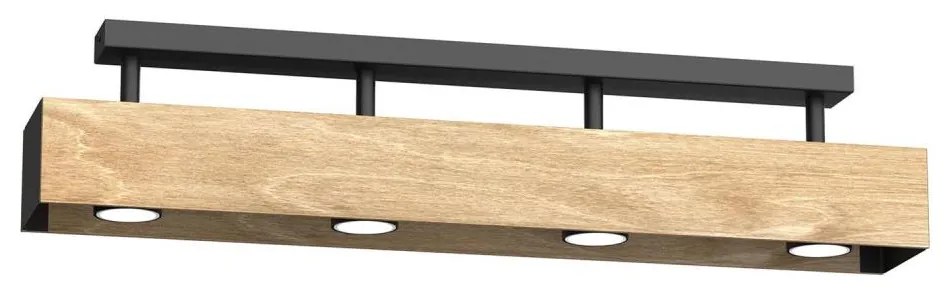 Prisadený luster MAISON 4xGU10/8W/230V dub