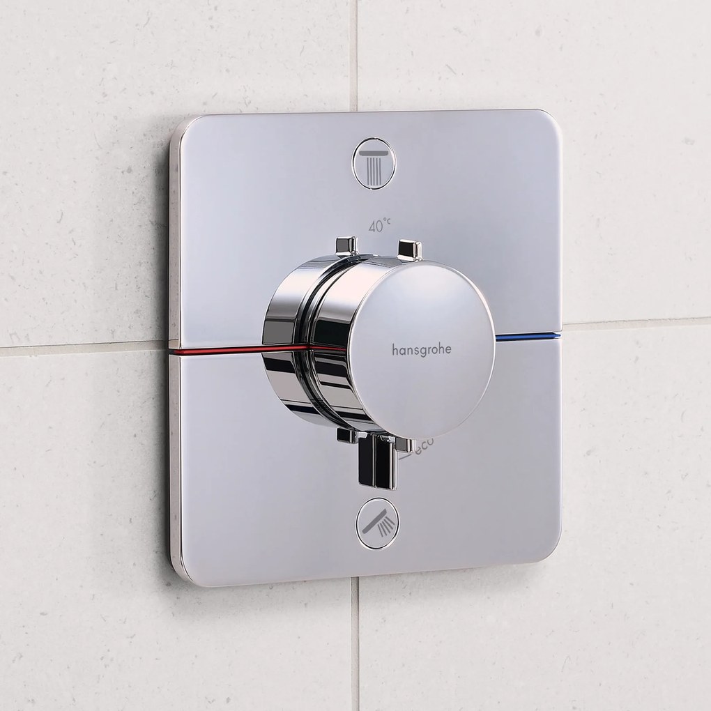 Hansgrohe ShowerSelect Comfort Q, termostat pod omietku pre 2 spotrebiče, chrómová, HAN-15583000