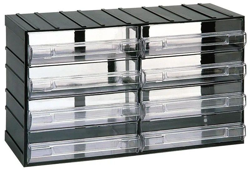 ArtPlast Modulová skrinka so zásuvkami, 382 x 148 x 230 mm, 8 zásuviek