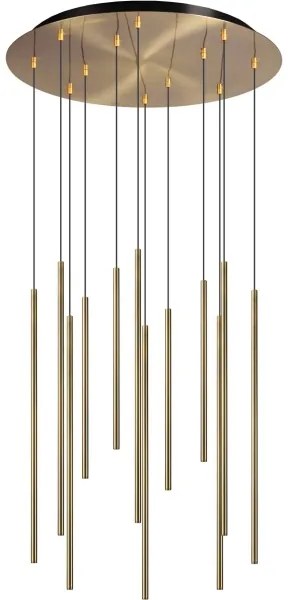 Ideal Lux - LED Luster na lanku FILO LED/25W/230V mosadz