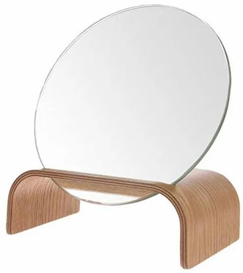 Stolné kozmetické zrkadlo z vŕbového dreva Willow - 17*10*20cm