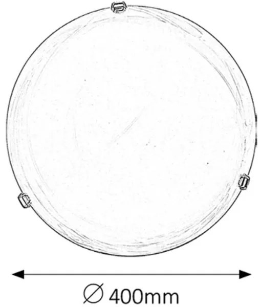 Rabalux 3301 - Stropné svietidlo ALABASTRO 2xE27/60W/230V