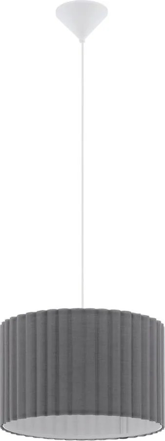 Eglo 55702 - Závesné svietidlo na lanku 1xE27/40W/230V sivé