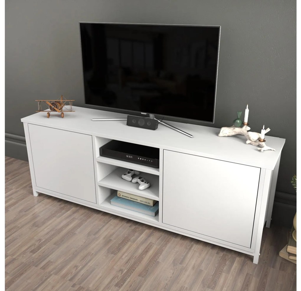 TV stolík Otosello (biela). Akcia -19%. Vlastná spoľahlivá doprava až k Vám domov. 1107344