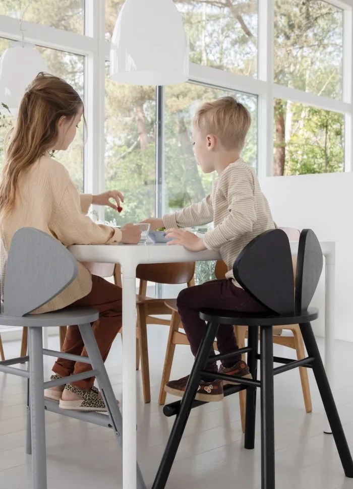 Vysoká stolička Nofred Mouse Junior sivá