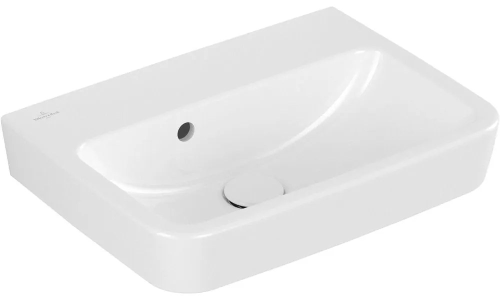 VILLEROY &amp; BOCH O.novo závesné umývadielko bez otvoru, s prepadom, 500 x 370 mm, biela alpská, 43445201