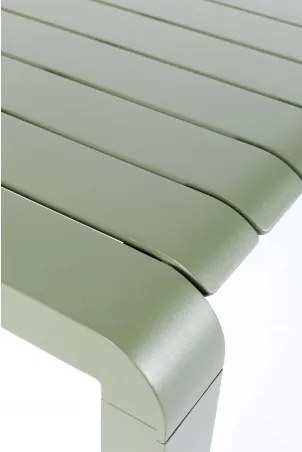 ZUIVER VONDEL lavica Zelená 129,5 cm