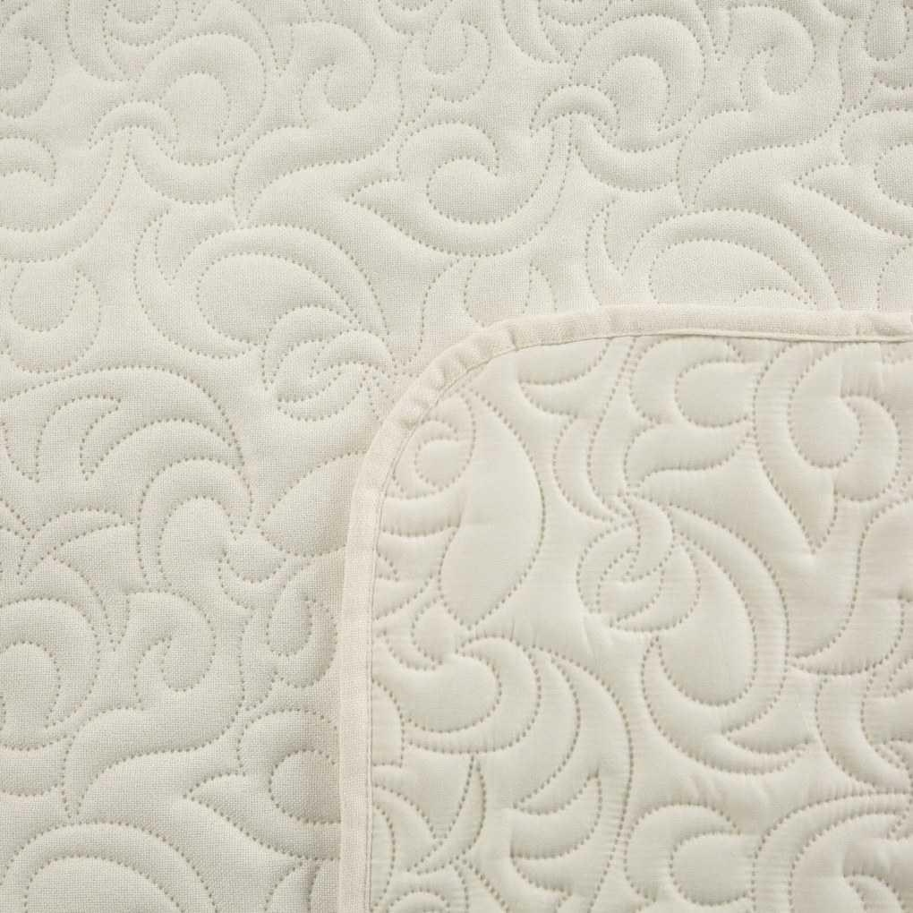 PREHOZ NA POSTEĽ LEN 4 220X240 CM KRÉMOVÁ