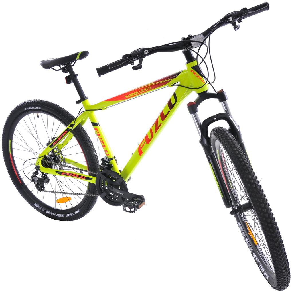 Fuzlu Horský Bicykel Fuzlu Warrior 1.0 27&quot; žltý / červený / čierny lesklý 17&quot; 2023