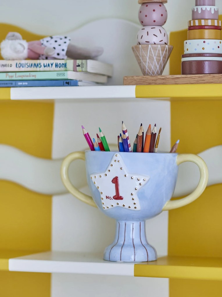 Bloomingville Obal na kvety Trophy Blue