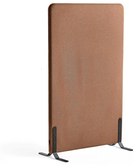 Paraván ZONE, 1360x800x46 mm, látka Rivet, čierne nožičky, medená