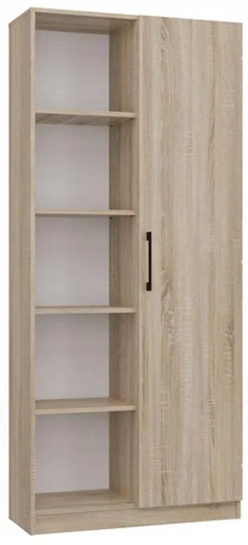 Regál 80cm Dvere Sonoma