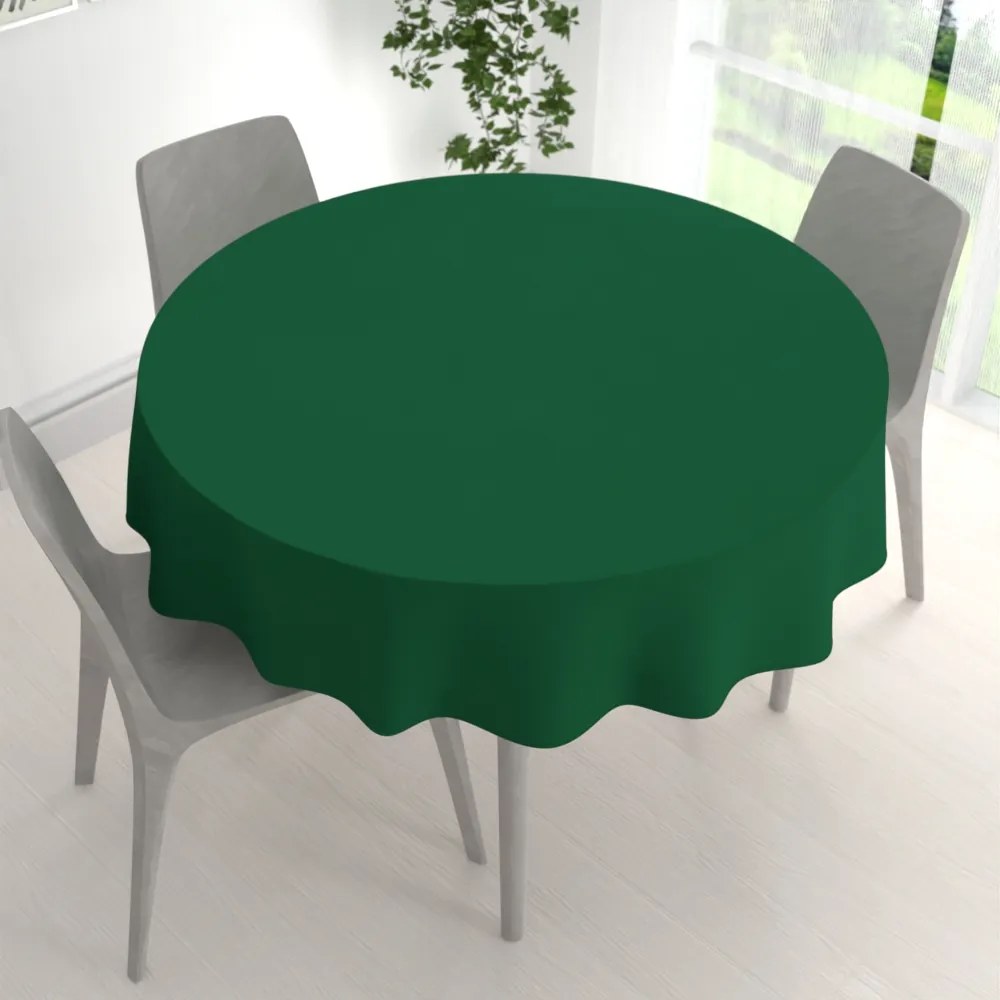 Biante Teflónový okrúhly obrus - Paris TF-064 Zelený Ø 70 cm