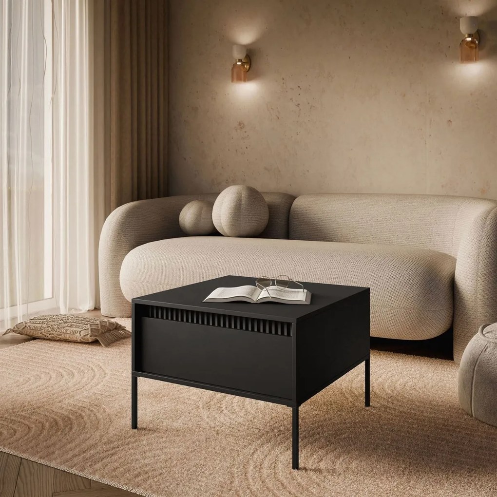 KONFERENČNÝ STOLÍK RAYMOND ČIERNY MATNÝ