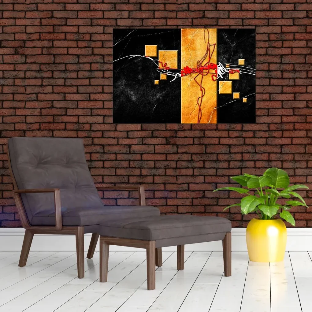 Abstraktný obraz - Tanečnice (90x60 cm)