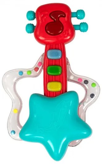 Hudobná hrkálka gitara 0699 oceán