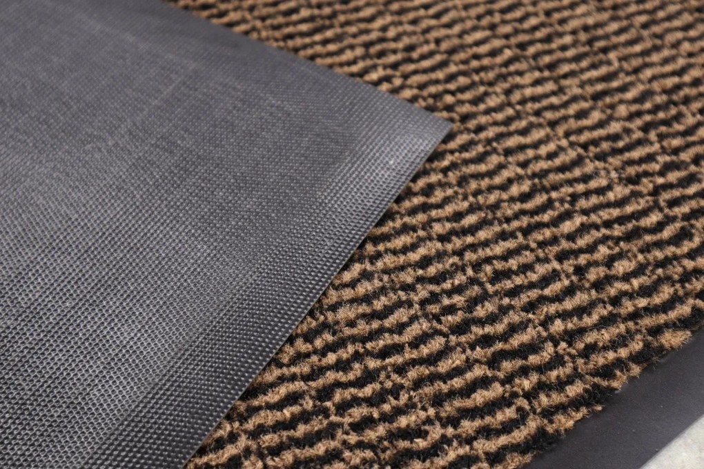 Hamat, Rohožka Spectrum 017 Brown – na von aj na doma, 40x60, hnedá, chodba / predsieň