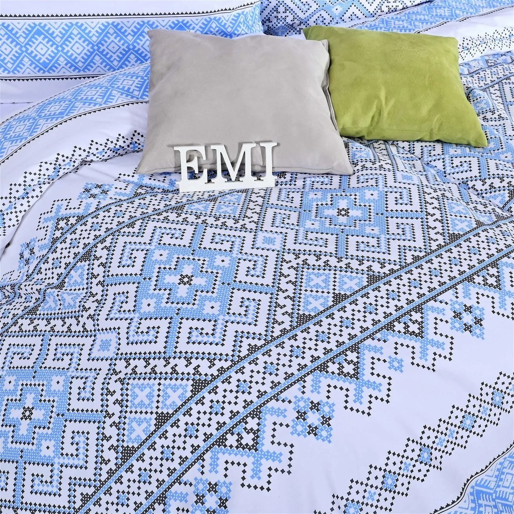 Obliečky bavlnené Berger EMI: Štandardný set jednolôžko obsahuje 1x 140x200 + 1x 70x90