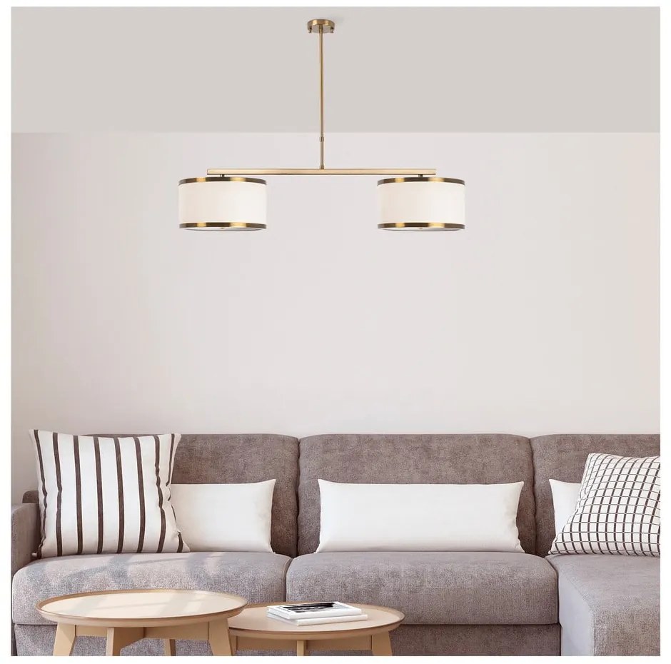 Závesné svietidlo v zlatej farbe Way – Opviq lights