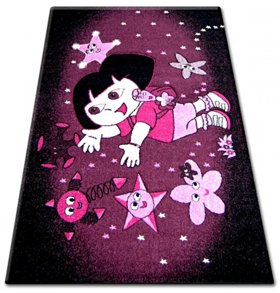 Detský kusový koberec Ema fialový, Velikosti 160x220cm