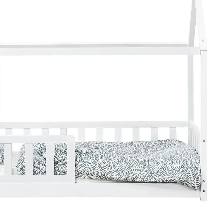 Detská posteľ 80×160 cm s roštom a ochrannou zábranou