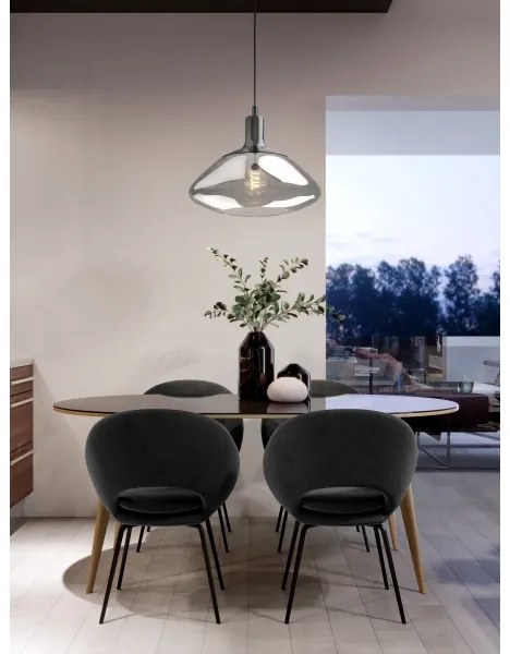 Eglo 98291 - Luster na lanku TORRTONTES 1xE27/60W/230V