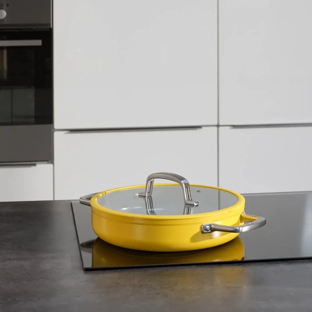 Panvica s pokrievkou/s keramickým povrchom ø 28 cm tegame Meda 3.0 – FABINI