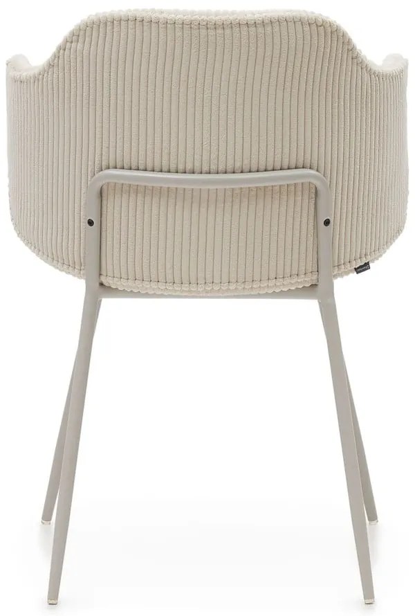 Béžové čalúnené jedálenské kreslá v súprave 2 ks Yunia – Kave Home