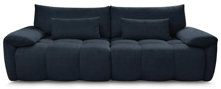 Tmavomodrá ženilková pohovka 264 cm Ivane – Bobochic Paris