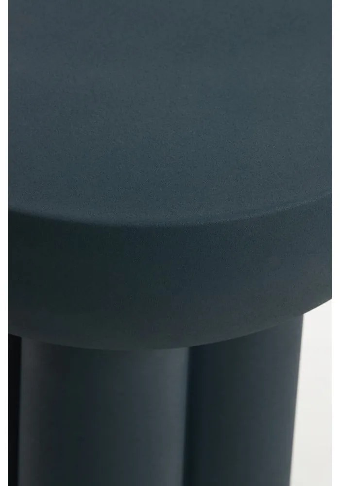 Kovový okrúhly odkladací stolík ø 46 cm Mikola – Light &amp; Living